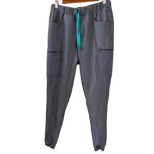 Figs Lima Cargo Jogger Scrub Pants In Gray Size XS